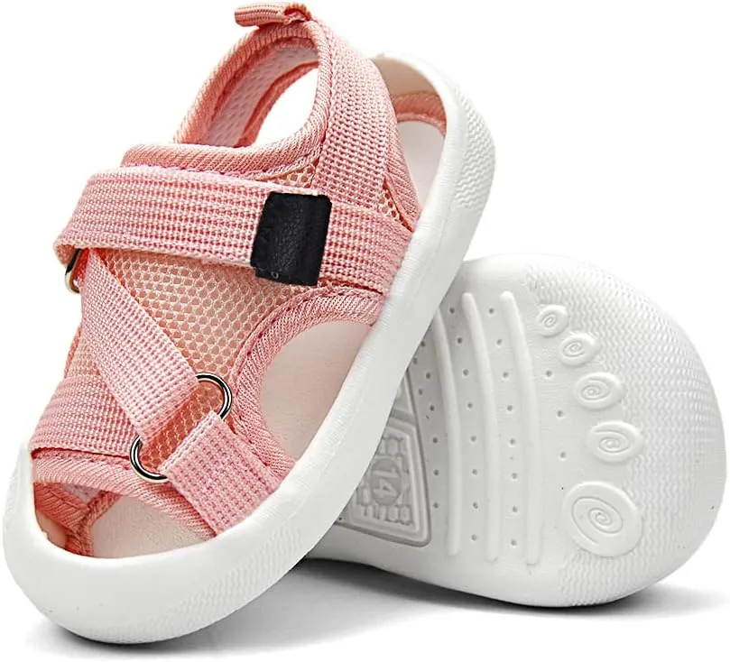 OAISNIT Baby Boys Girls Sports Sandals Lightweight Anti-Slip Rubber Sole Beach Aquatic Water Shoes Summer Toddler First Walking Shoe