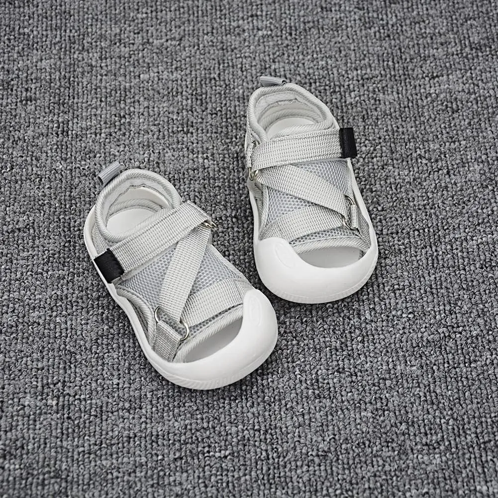 OAISNIT Baby Boys Girls Sports Sandals Lightweight Anti-Slip Rubber Sole Beach Aquatic Water Shoes Summer Toddler First Walking Shoe