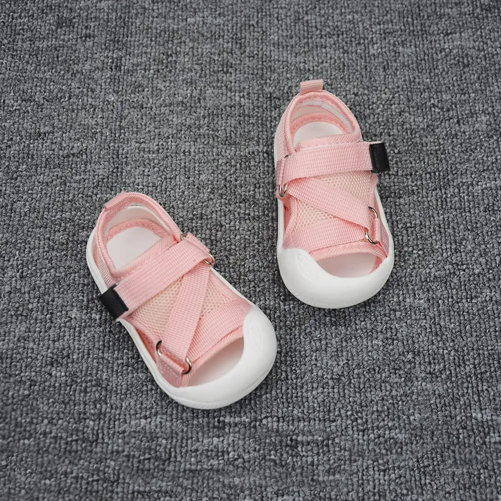 OAISNIT Baby Boys Girls Sports Sandals Lightweight Anti-Slip Rubber Sole Beach Aquatic Water Shoes Summer Toddler First Walking Shoe