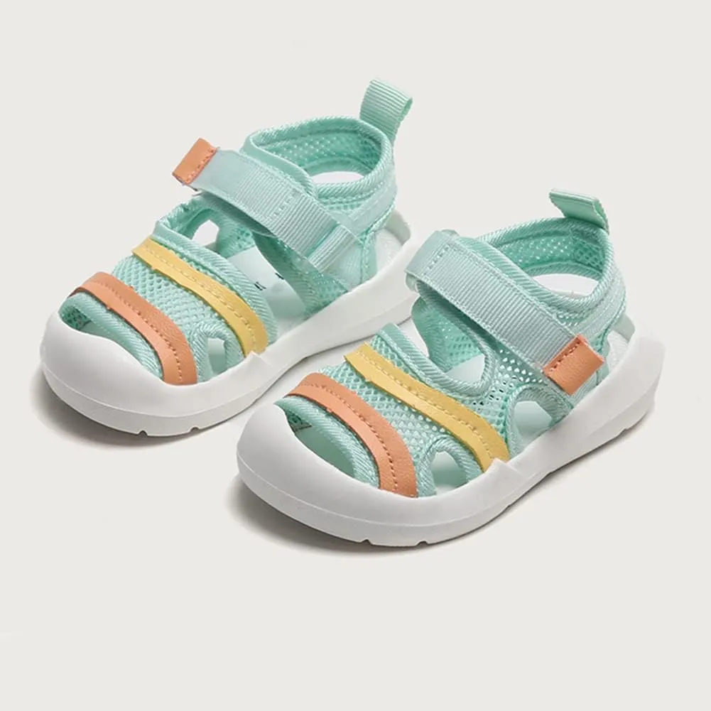 OAISNIT Baby Boys Girls Sports Sandals Lightweight Anti-Slip Rubber Sole Beach Aquatic Water Shoes Summer Toddler First Walking Shoe