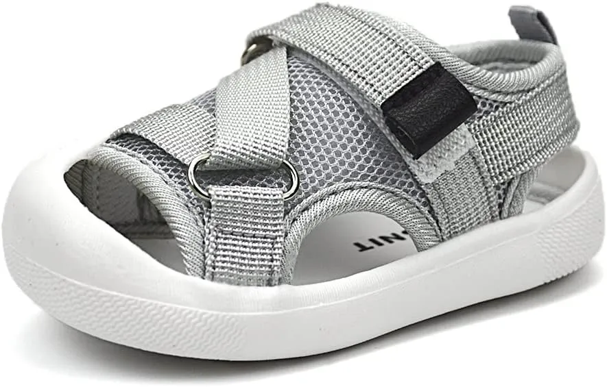OAISNIT Baby Boys Girls Sports Sandals Lightweight Anti-Slip Rubber Sole Beach Aquatic Water Shoes Summer Toddler First Walking Shoe
