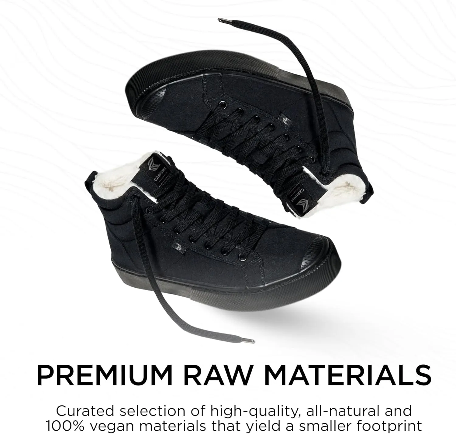 OCA Therma High Tops Suede Boots, Comfortable Shoes for Men, Lightweight & Sustainable, Versatile Casual Footwear with 100% Vegan Insoles, Rubber Soles