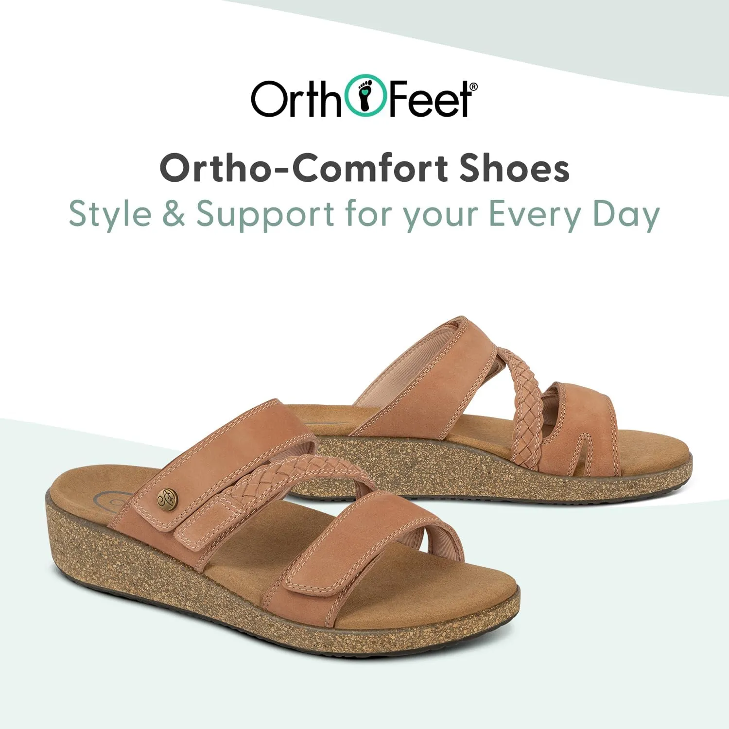 Orthopedic Women's Orthopedic Leather Carrie Sandals