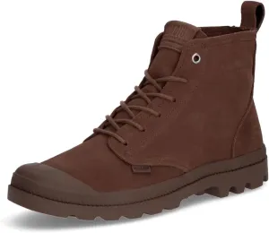 Palladium PAMPA HI SKIN Sneakers, Dark Brown (212), 9 US