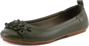 PATRIZIA Women's BALLAY Slip-On Ballet Flats with Delicate Bows, Scrunch Back, and Comfortable Fit