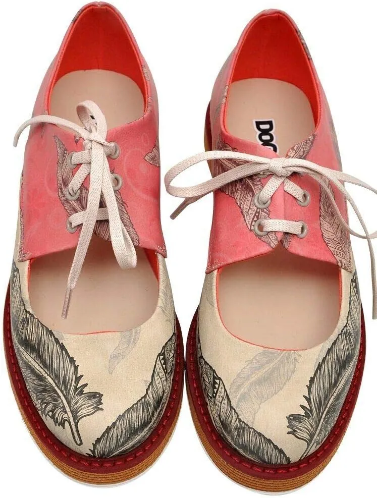 Personalize Your Life - PENCY Printed Retro Ballerinas - Casual,Elegant and Original Style - Vegan, Handmade, Environmentally Friendly, Breathable