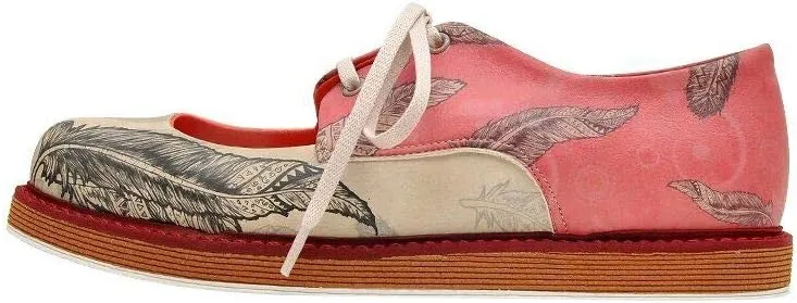 Personalize Your Life - PENCY Printed Retro Ballerinas - Casual,Elegant and Original Style - Vegan, Handmade, Environmentally Friendly, Breathable