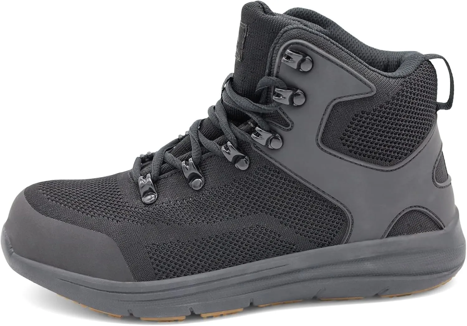 Pro-Grip Athletic Hi Composite toe Safety Shoes for Men Work Sneakers Comfortable Lightweight Breathable Slip Resistant Metal Free