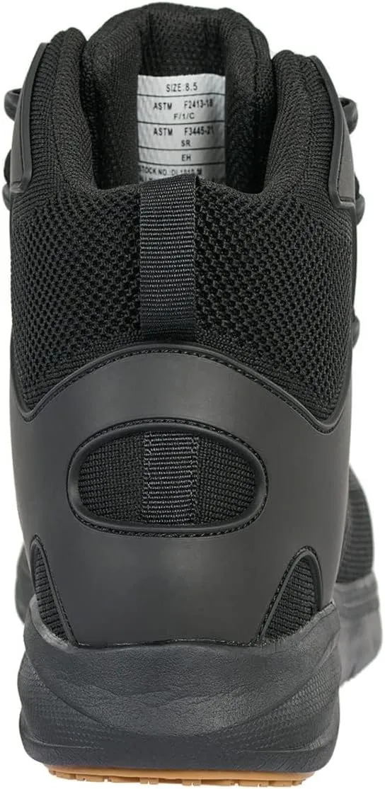 Pro-Grip Athletic Hi Composite toe Safety Shoes for Men Work Sneakers Comfortable Lightweight Breathable Slip Resistant Metal Free