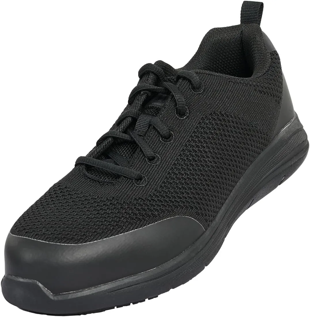 Pro-Grip Athletic Low Soft toe Safety Shoes for Women Work Sneakers Comfortable Lightweight Breathable Slip Resistant Metal Free