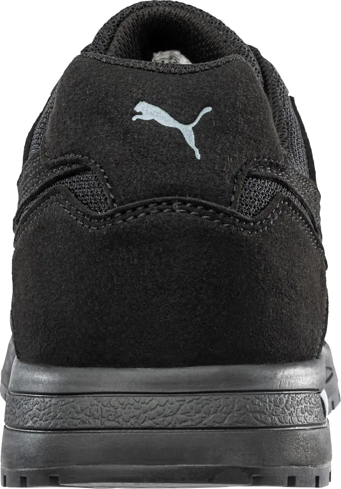 PUMA Women's Frontside Black Pink Eh Industrial Shoe