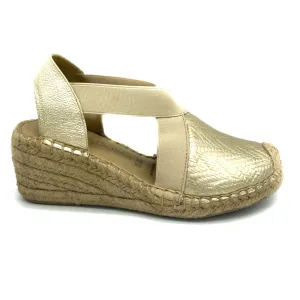 "Inin" Leather Wedge Espadrilles