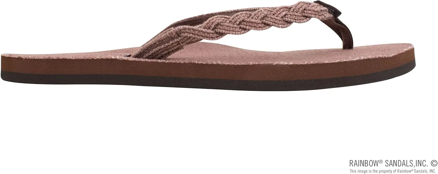Rainbow Sandals Women's Single Layer Hemp Flirty Braidy