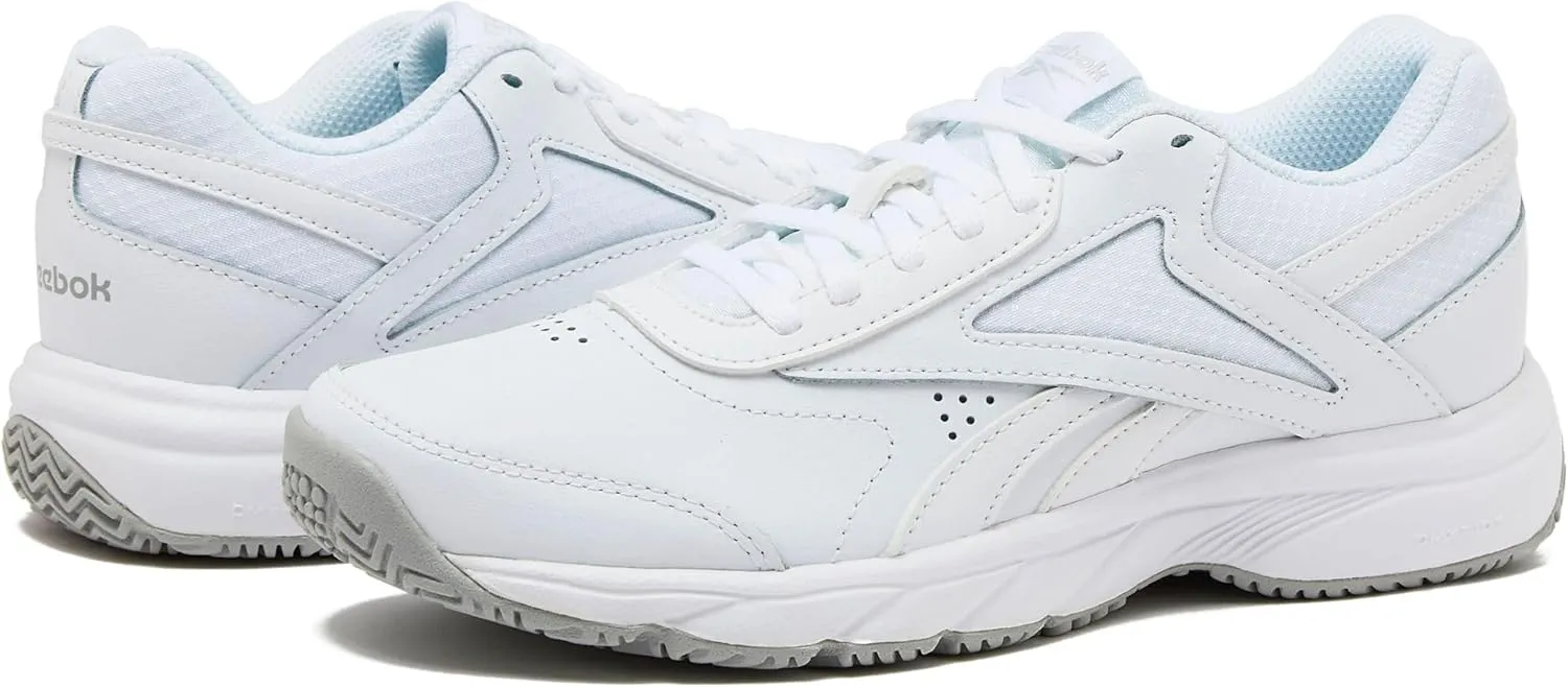Reebok Work N Cushion Non Slip Work Shoes for Men, Black or White Safety Sneakers