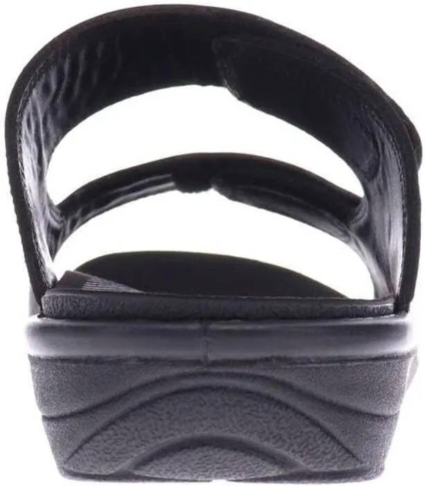 Revere Durban Men's Leather Sandals - Adjustable Two-Strap Design with Removable Comfort Footbed with Arch Support that allows Custom Orthotics
