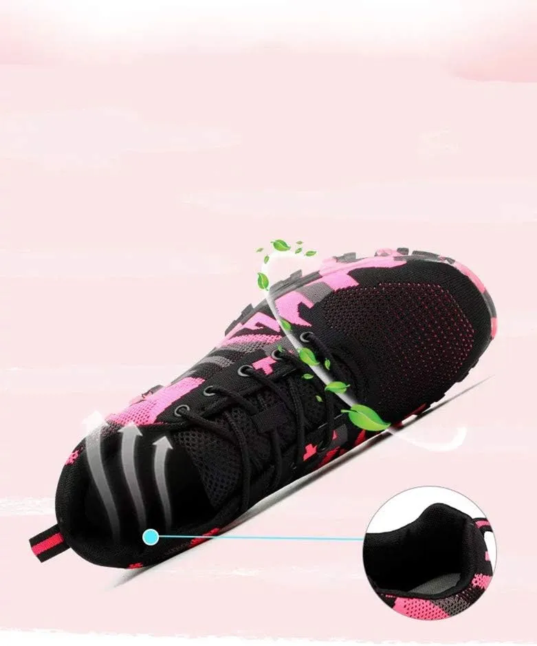 Rojeam Safety Shoes for Men Women Industrial Work Shoes Sneakers Trainers with Steel Toe Caps