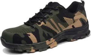 Rojeam Safety Shoes for Men Women Industrial Work Shoes Sneakers Trainers with Steel Toe Caps