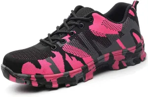 Rojeam Safety Shoes for Men Women Industrial Work Shoes Sneakers Trainers with Steel Toe Caps