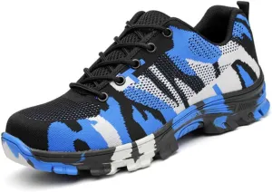 Rojeam Safety Shoes for Men Women Industrial Work Shoes Sneakers Trainers with Steel Toe Caps