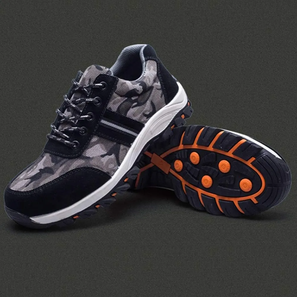 Rojeam Safety Shoes for Men Women Industrial Work Shoes Sneakers Trainers with Steel Toe Caps