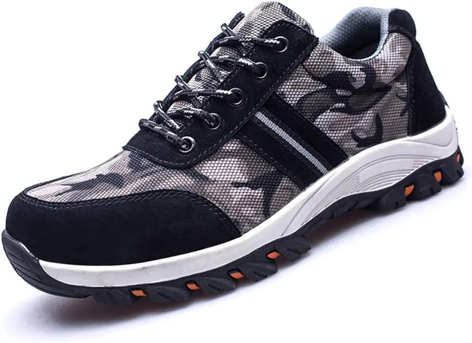 Rojeam Safety Shoes for Men Women Industrial Work Shoes Sneakers Trainers with Steel Toe Caps