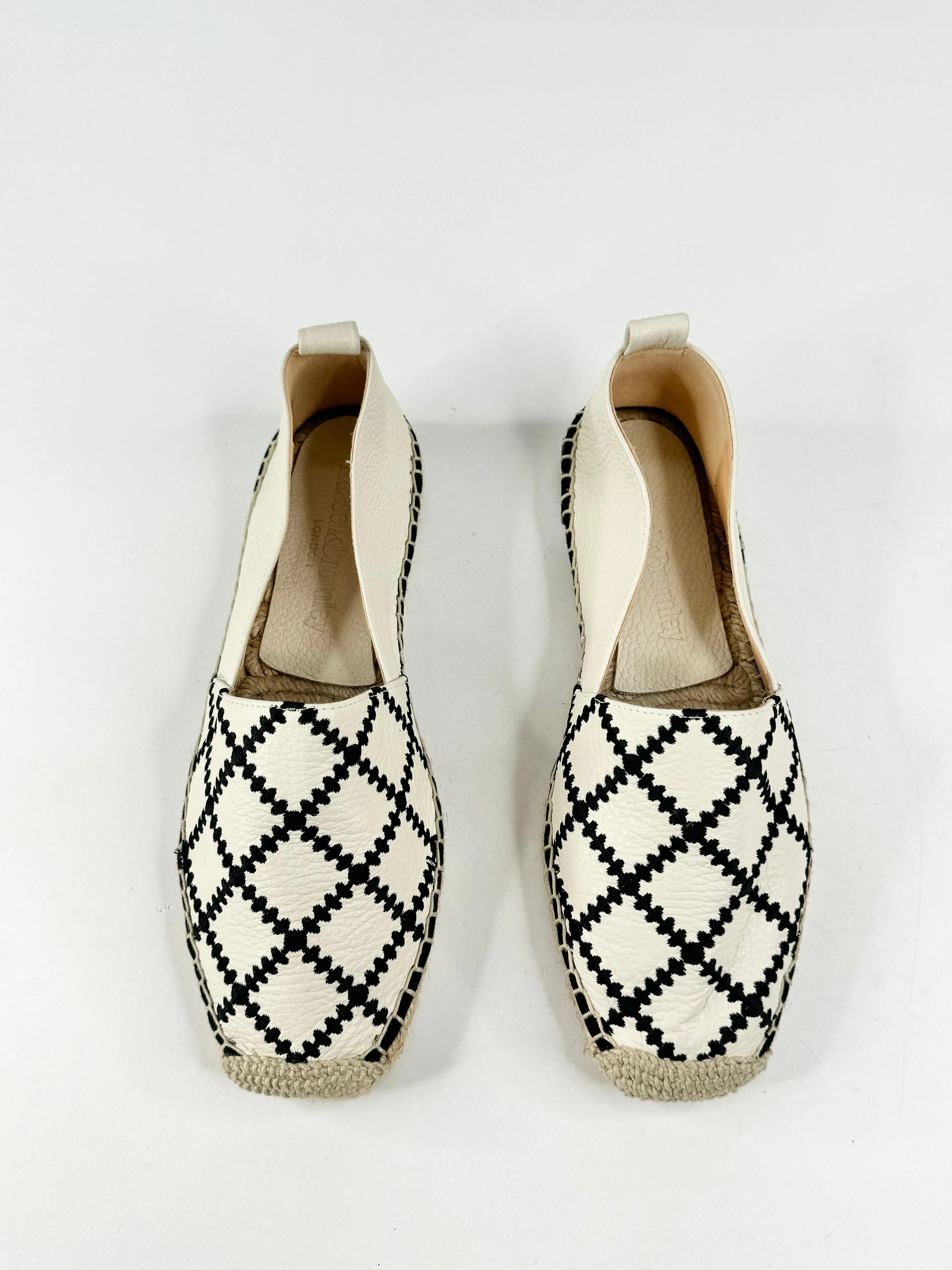 Russell & Bromley Ecru Espadrilles NWT - EU39
