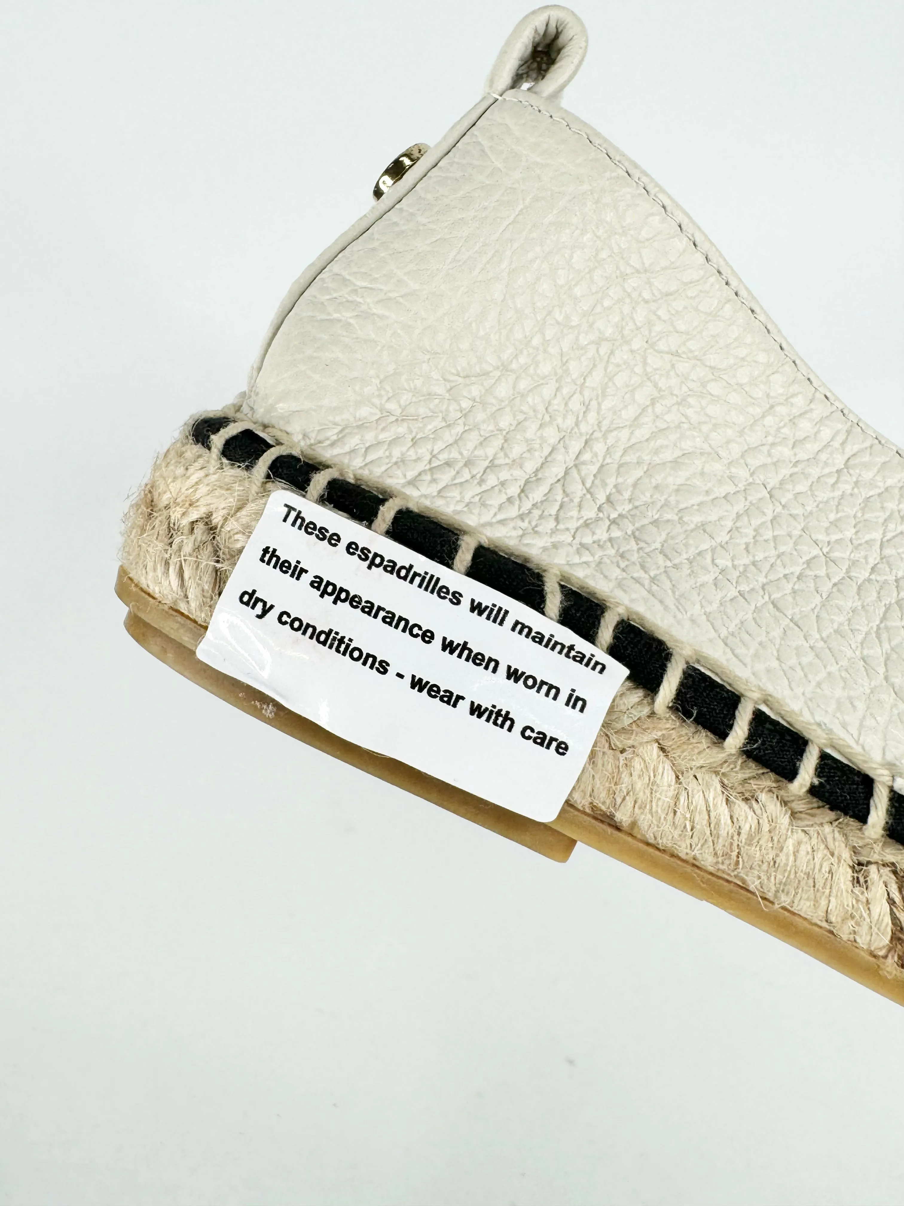 Russell & Bromley Ecru Espadrilles NWT - EU39