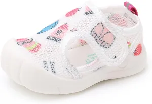 RVROVIC Boys Girls Athletic Sports Sandals Open-Toe Breathable Rubber Sole Beach Water Shoes for Toddler