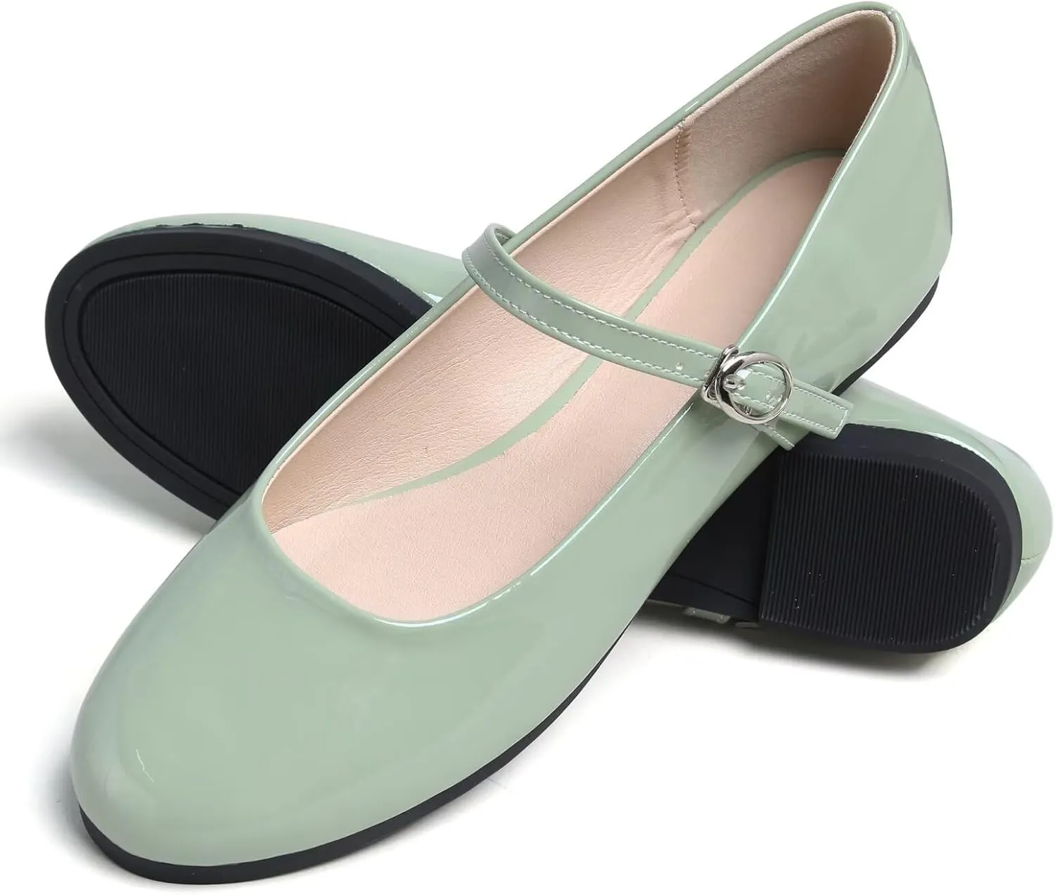 SAILING LU Women Pointed Toe Mary Janes Shoes Retro Plaid Dress Shoes Comfortable Ballet Flats Portable Holiday Shoes