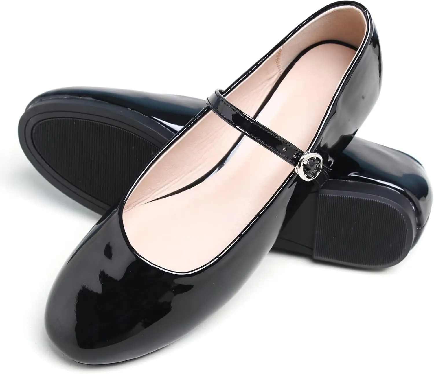 SAILING LU Women Pointed Toe Mary Janes Shoes Retro Plaid Dress Shoes Comfortable Ballet Flats Portable Holiday Shoes