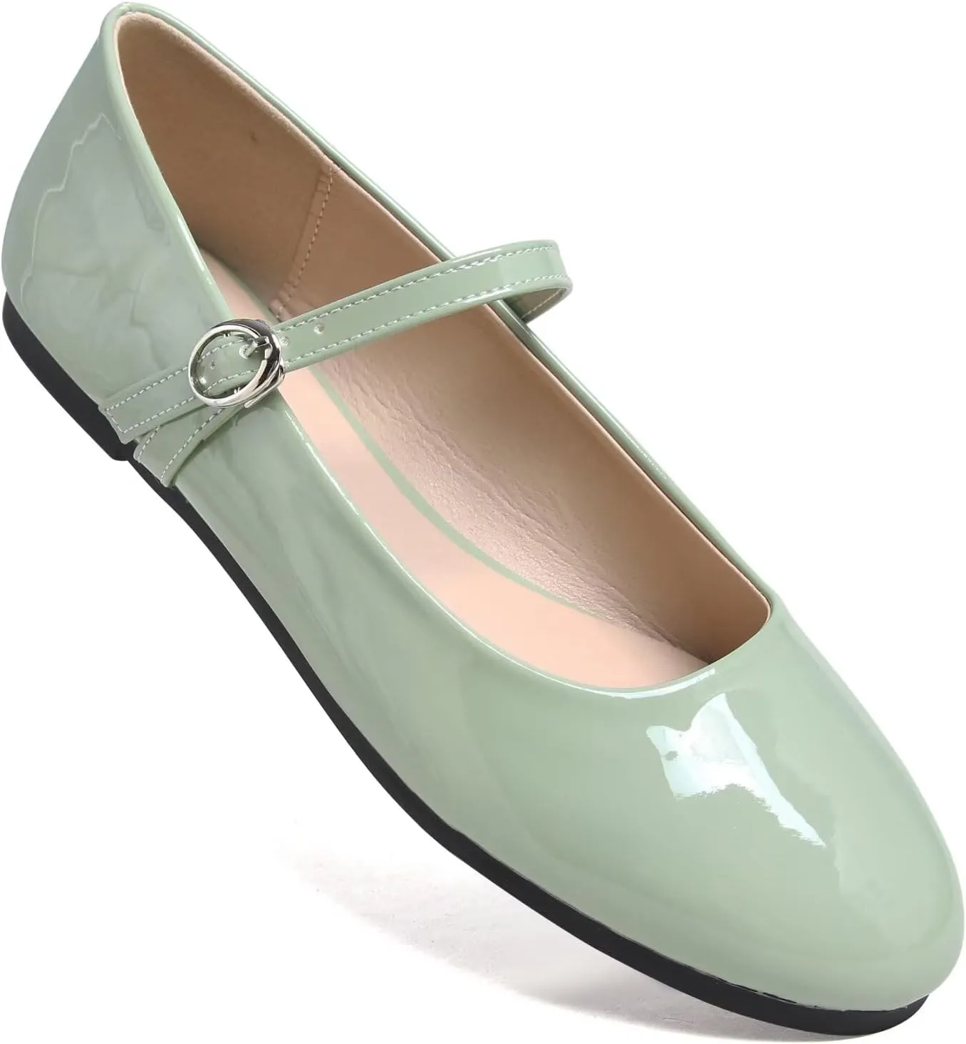 SAILING LU Women Pointed Toe Mary Janes Shoes Retro Plaid Dress Shoes Comfortable Ballet Flats Portable Holiday Shoes
