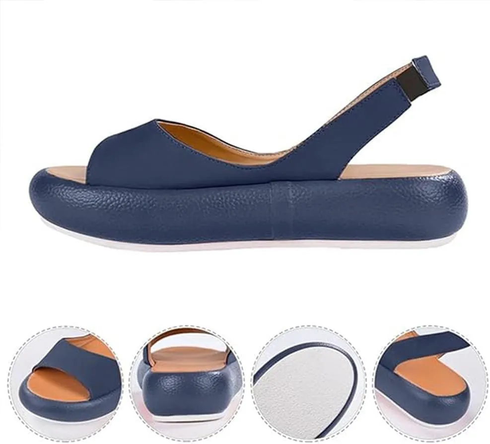 Sandals, Sandals for Women, Women's Ultra-Comfy Casual Flat Orthotic Sandal,Suitable for All Foot Shapes