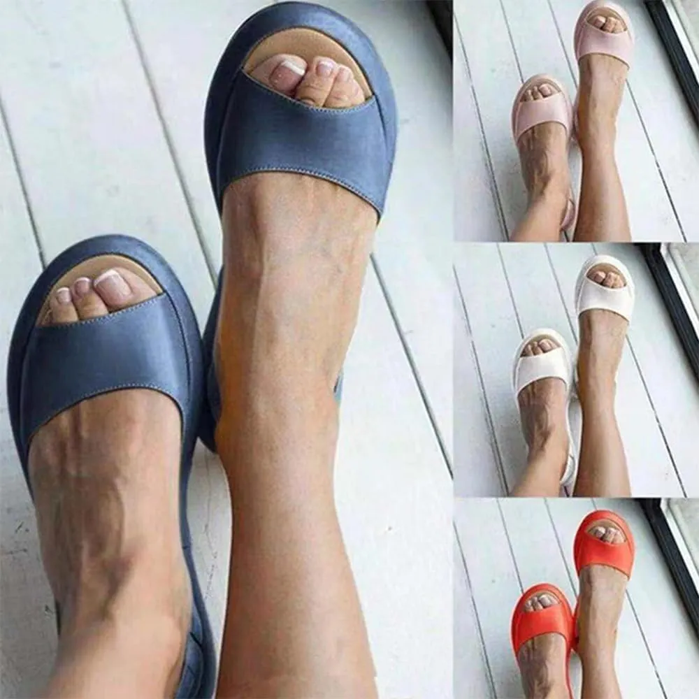 Sandals, Sandals for Women, Women's Ultra-Comfy Casual Flat Orthotic Sandal,Suitable for All Foot Shapes