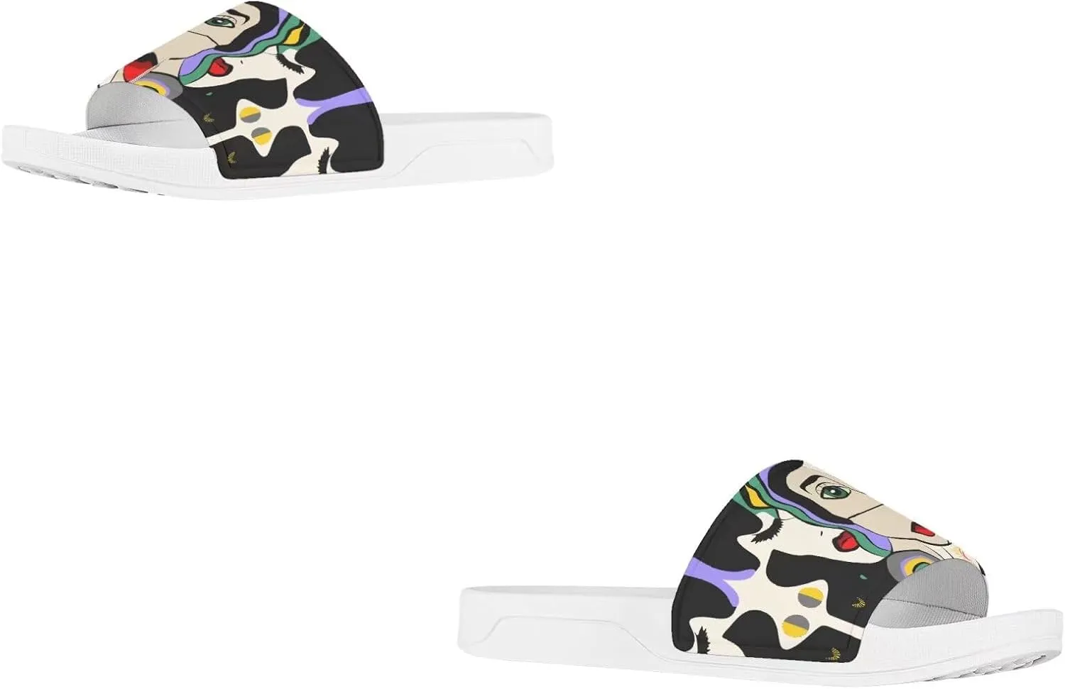 Slides & Slippers For Women, Men & Kids Non-Slip Lightweight Slippers Suitable For Bathroom Beach Pool