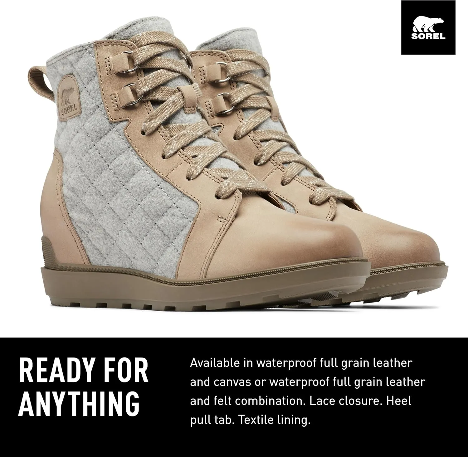 SOREL Women's Evie II NW Lace Boots