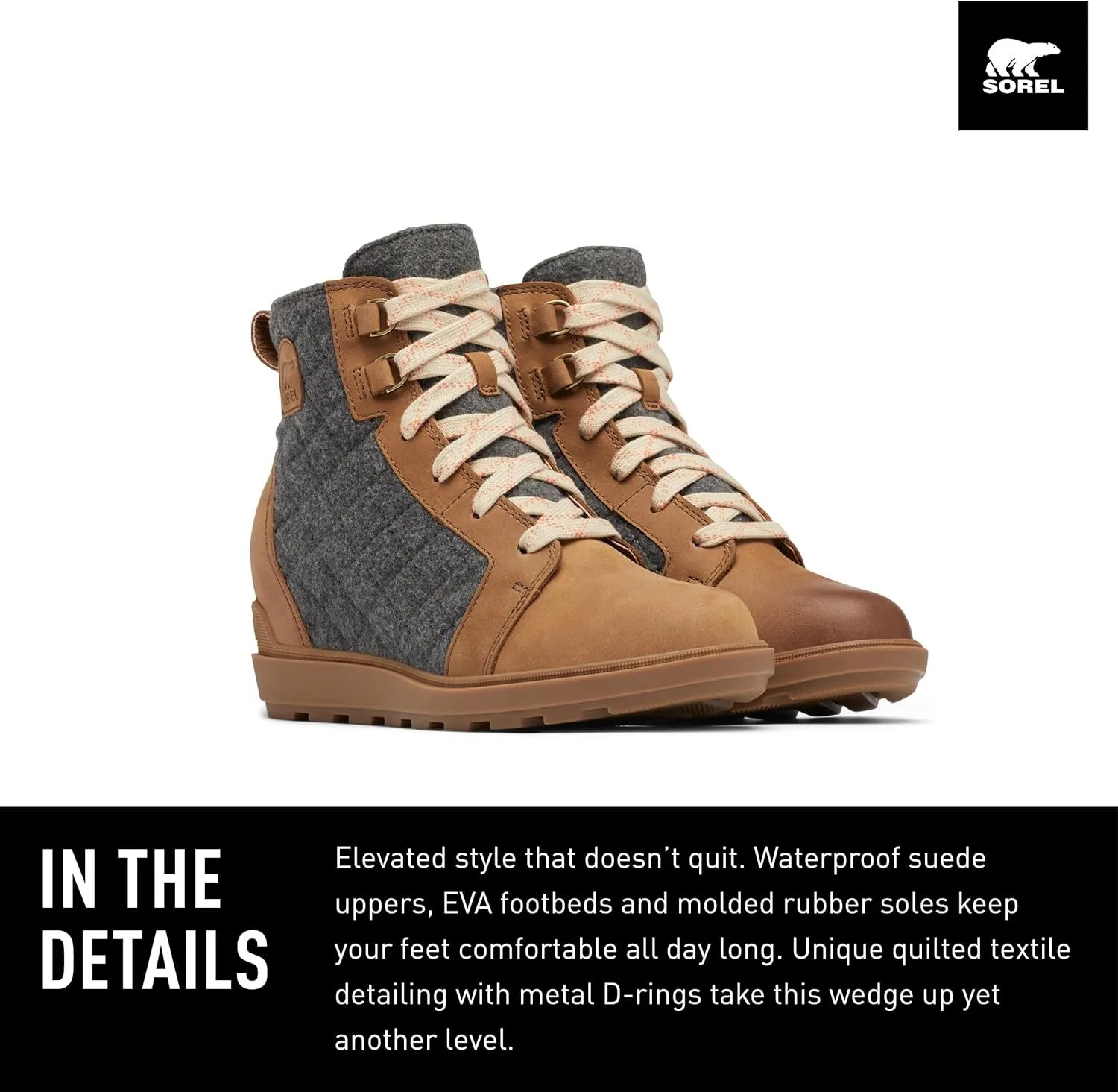 SOREL Women's Evie II NW Lace Boots