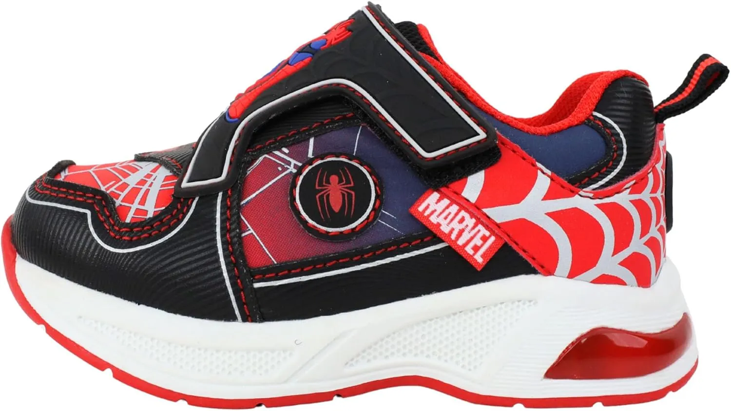 Spiderman Boys Lightup Sneakers Shoes for Kids Sizes 5-13
