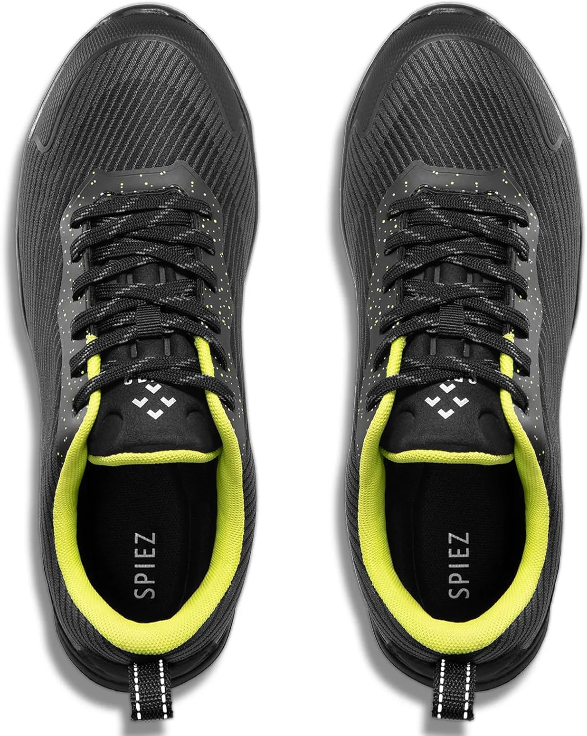 SPIEZ Men's Safety Shoes, Composite Toe, Non-Slip, Puncture-Proof, Lightweight & Breathable Work Sneakers, Black (US 7.5-12)