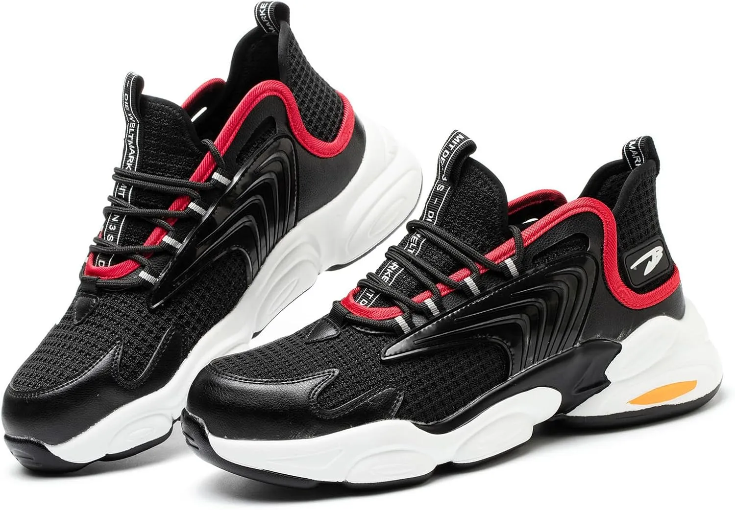 Steel Toe Shoes for Men Air Cushion Lightweight Work Shoes Comfortable Breathable Puncture Proof Sneakers Indestructible Construction Industrial Safety Shoes
