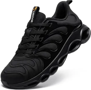 Steel Toe Shoes for Men Comfortable Safety Shoes Work Lightweight Steel Toe Sneakers Breathable Safety Sneakers Industrial Work Footwear