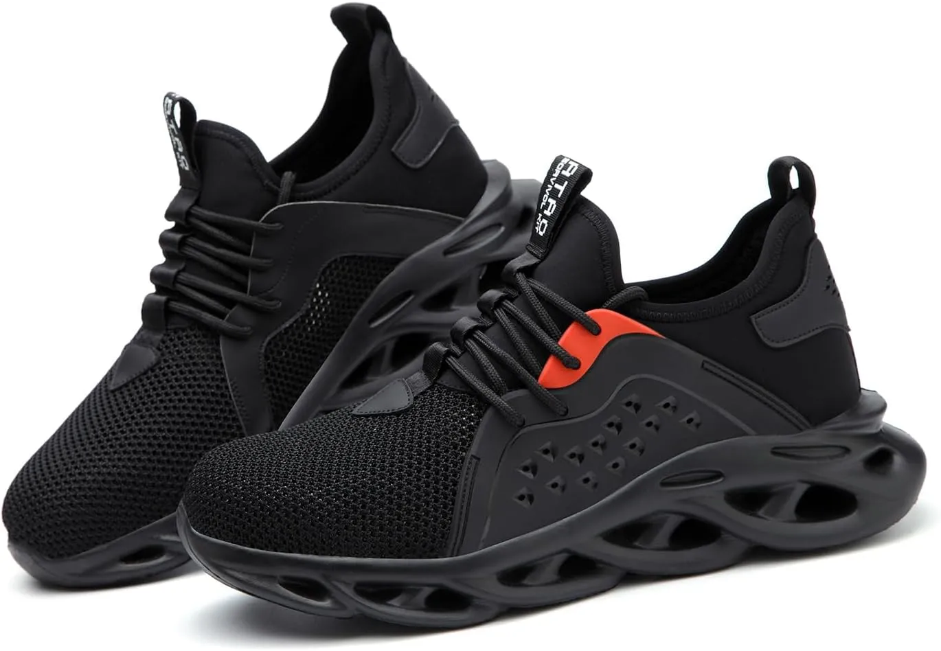 Steel Toe Shoes for Men Non-Slip Work Shoes Lightweight Comfortable Puncture-Proof Safety Shoes Indestructible Composite Toe Sneakers