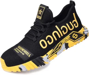 Steel Toe Shoes for Men Safety Sneakers Lightweight Work Shoes Women Breathable Slip Resistant Colorful Construction Sneakers