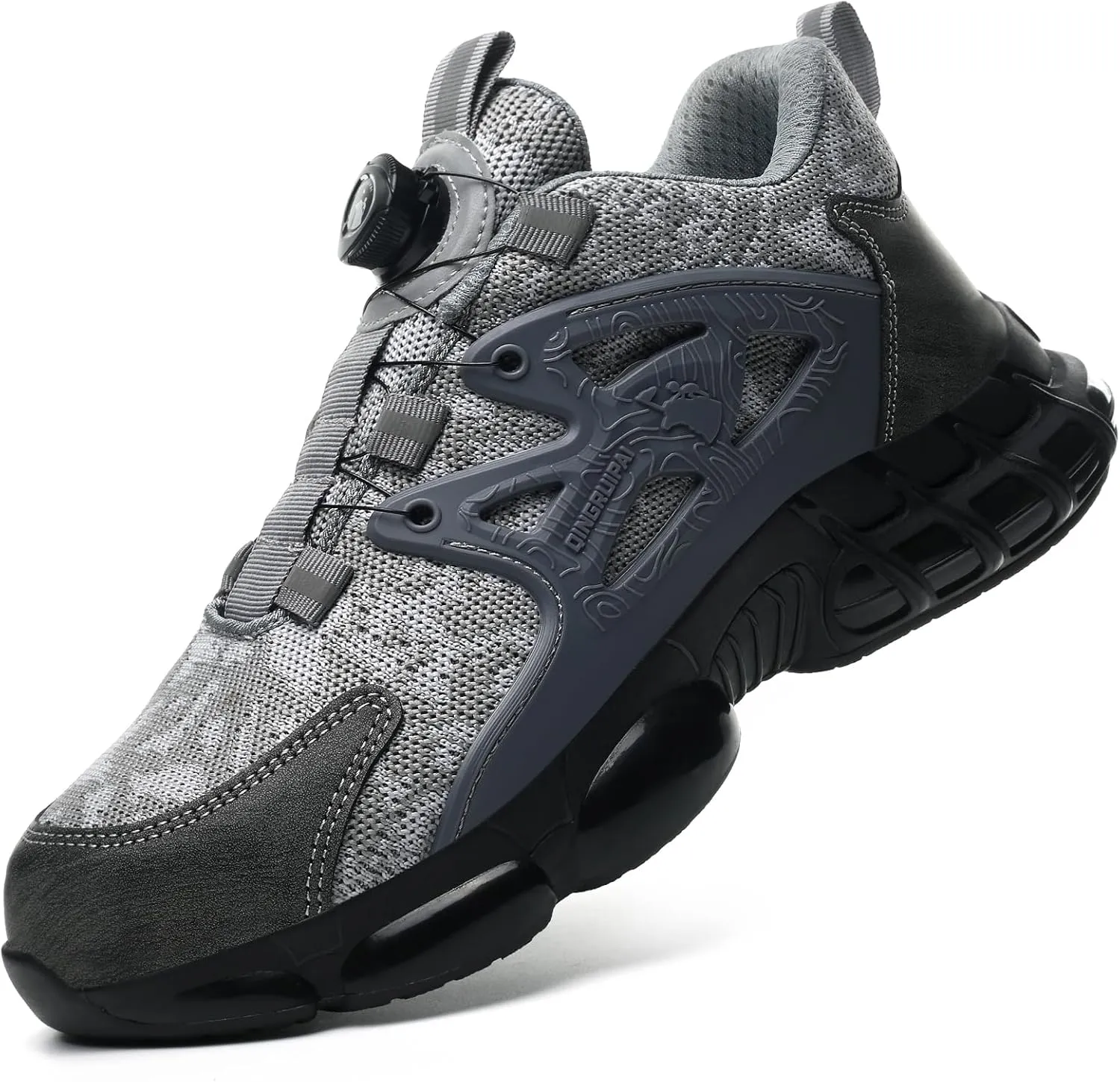 Steel Toe Shoes for Men Women Comfortable Safety Work Sneakers Industrial Non Slip Shoes Lightweight Puncture Proof