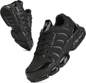 Steel Toe Shoes for Men Women Indestructible Composite Toe Safety Sneakers Wide Non Slip Comfortable Lightweight Air Cushion Work Shoes Zapatos de Trabajo para Mujer Hombres