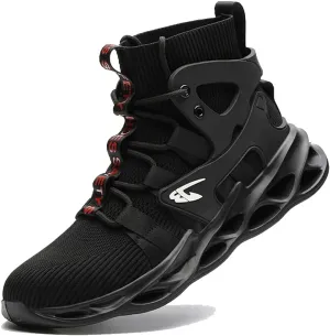 Steel Toe Shoes for Men Women Safety Shoes Work Sneakers Breathable Lightweight Industrial & Construction Shoe