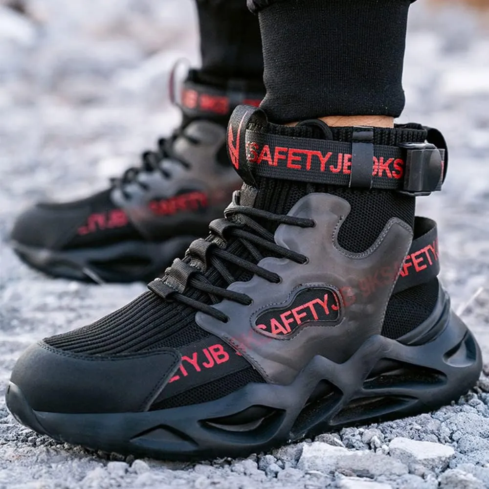 Steel Toe Shoes for Men Women Safety Shoes Work Sneakers Breathable Lightweight Industrial & Construction Shoe
