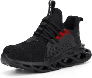 Steel Toe Shoes for Women Safety Shoes for Men Cushion Breathable Sneakers