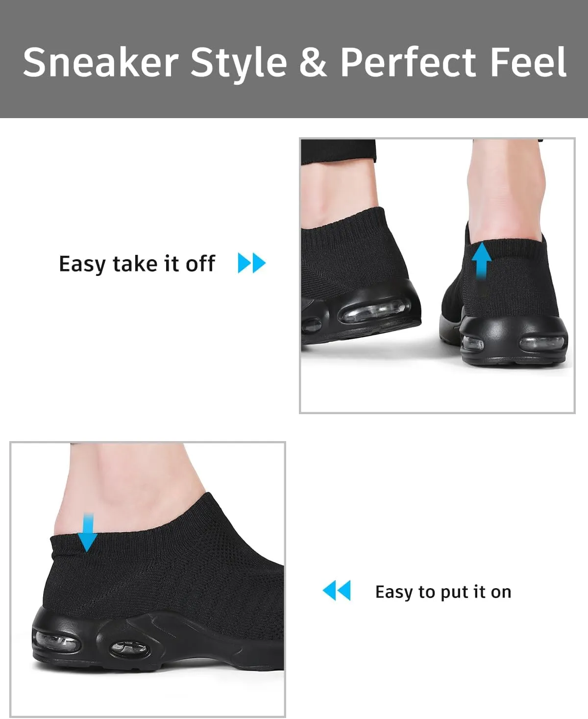 Steel Toe Shoes for Women with Arch Support, Lightweight Comfortable Work Safety Shoes Slip Resistant Indestructible Sneakers
