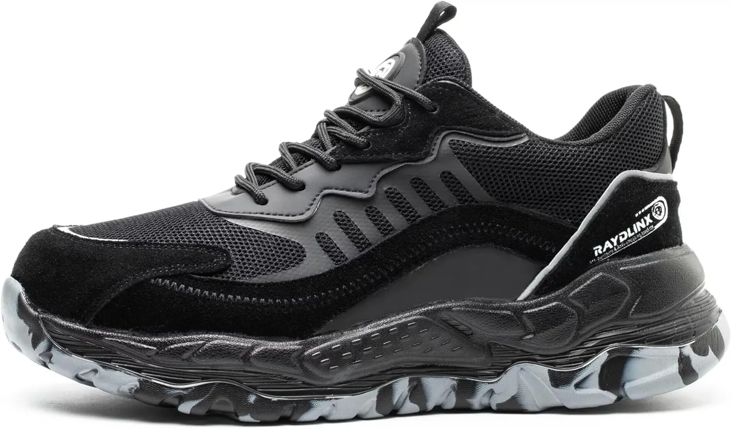 Steel Toe Sneakers for Men Women Lightweight Safety Work Shoes Comfortable Sneakers Slip-Resistant Composite Toe Shoes for Construction