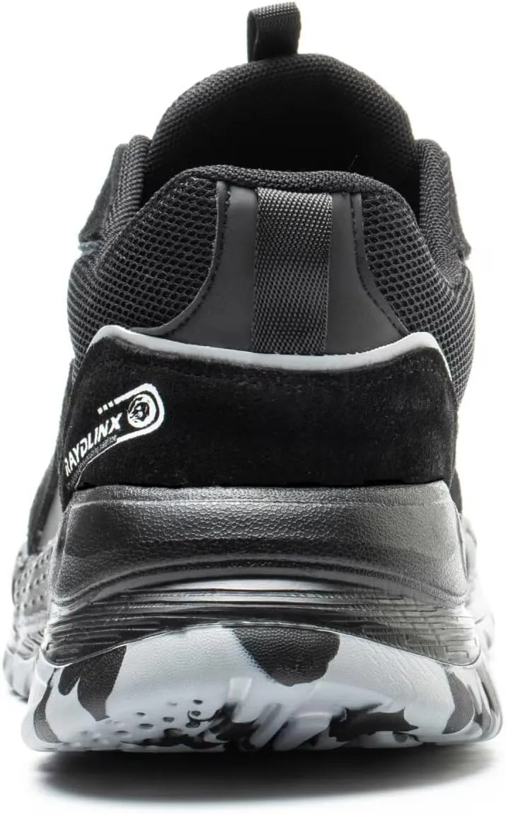 Steel Toe Sneakers for Men Women Lightweight Safety Work Shoes Comfortable Sneakers Slip-Resistant Composite Toe Shoes for Construction